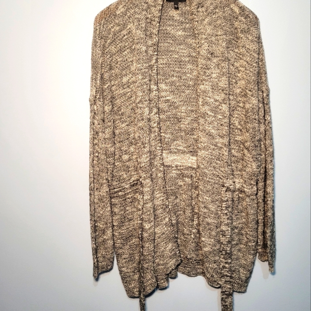 Express Women's Gray Wrap Tie Sweater‎ Cardigan Size Small